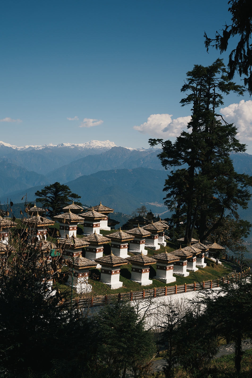 Prayer flags at Dochula Pass